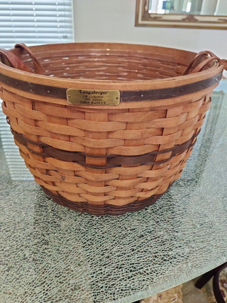 Longaberger J.W. Collection Corn Basket - 1991 Edition