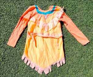 Girls Pocahontas Halloween Costume Dress