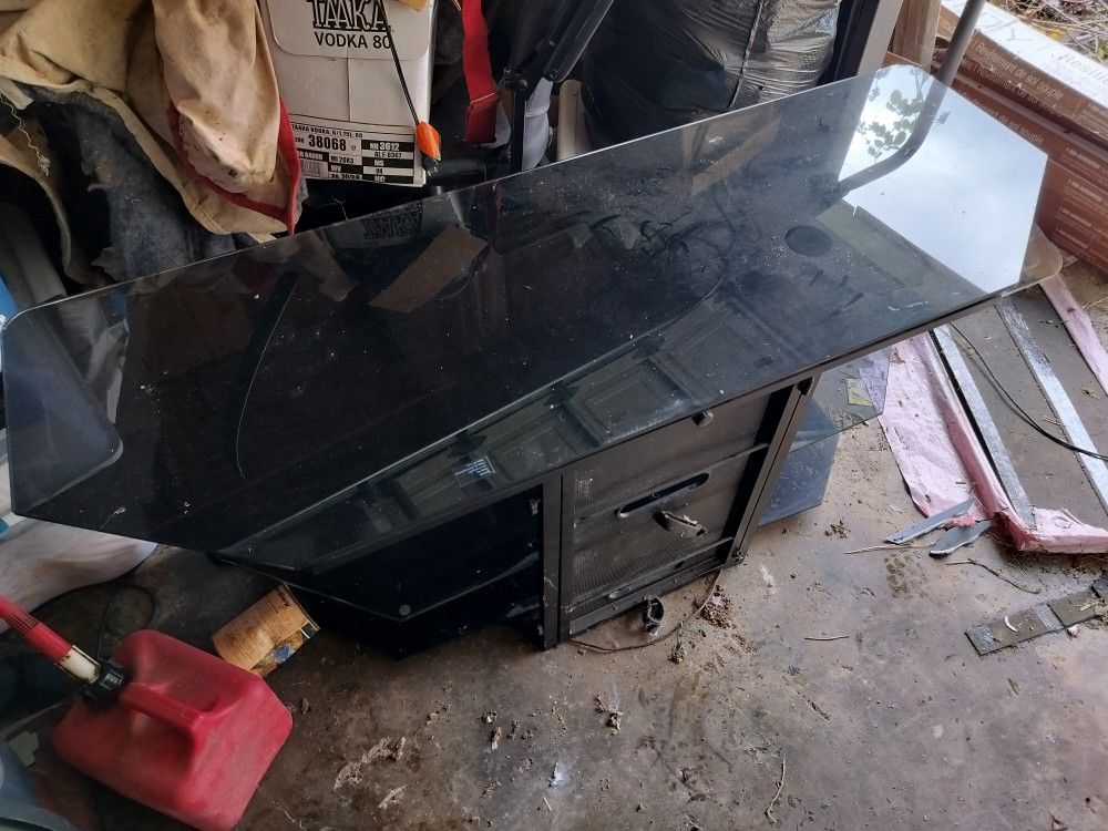 Glass TV Stand