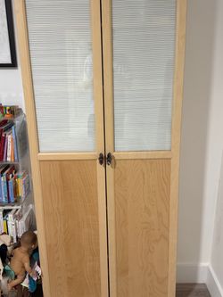 IKEA Billy Bookcase with glass doors