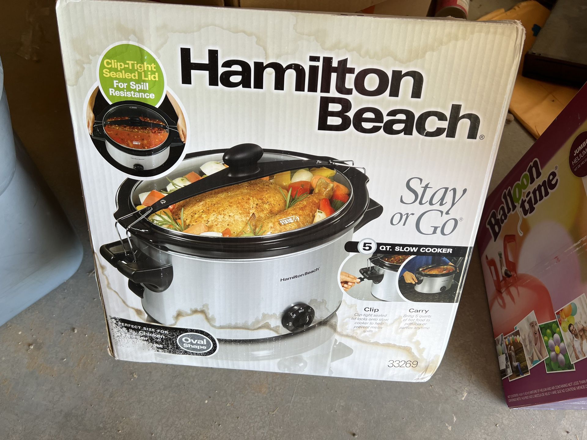 Hamilton Beach - Stay or Go 5-Quart Slow Cooker - Purple – Eagle Depot