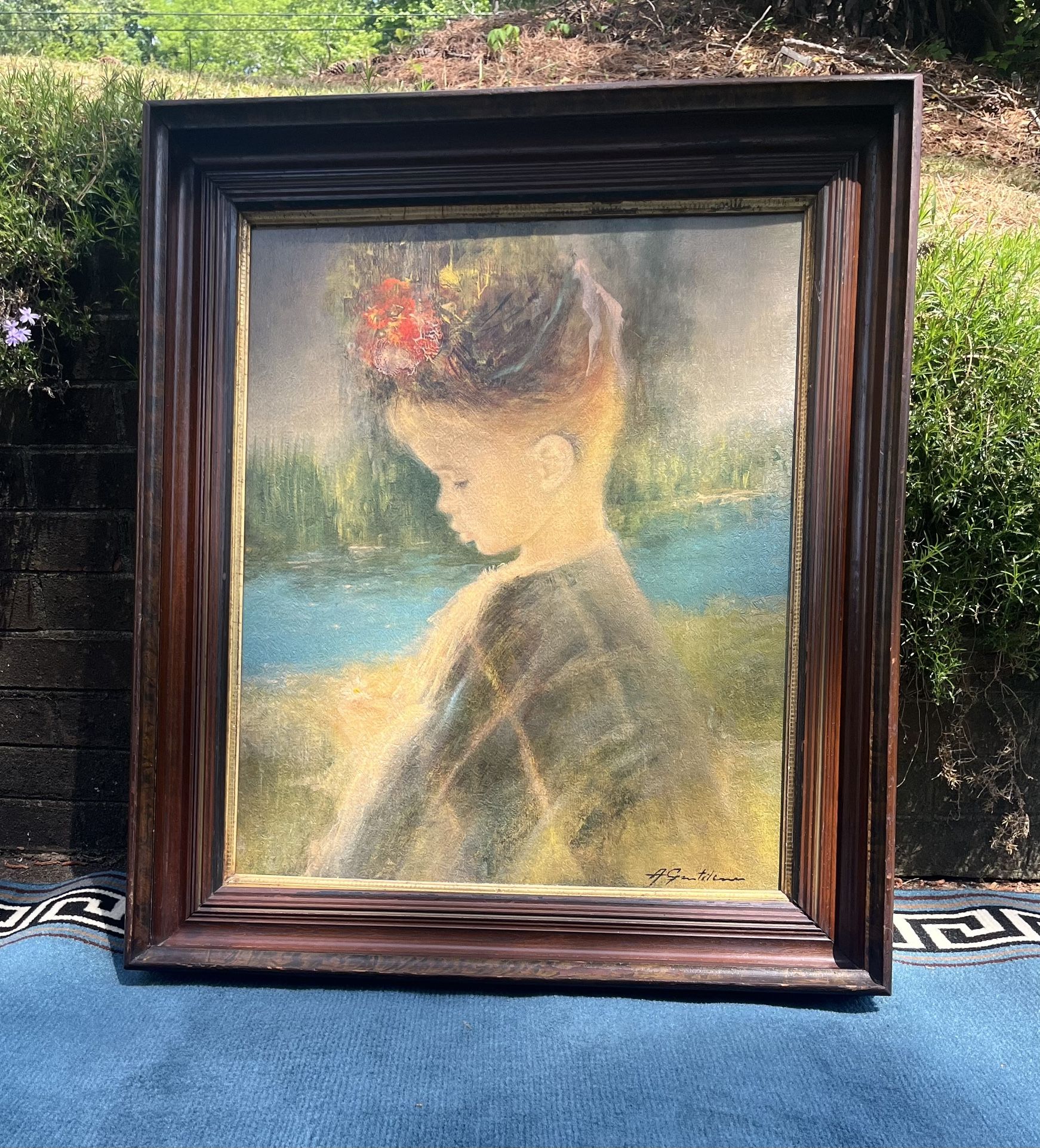 VTG “Precious” by Armando Gentilini (Framed Litho) REDUCED to JUST $49!
