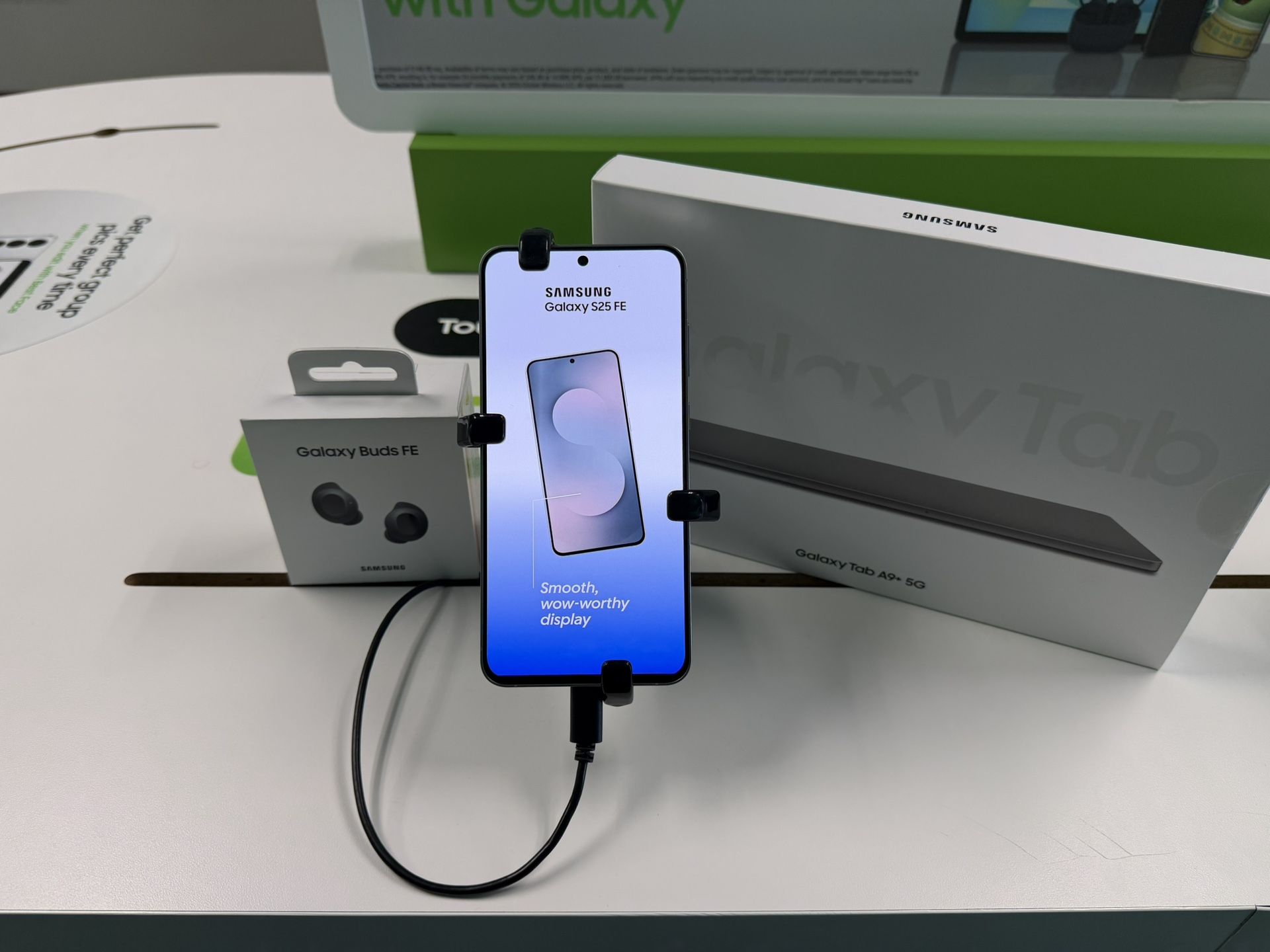 SAMSUNG GALAXY S25 FE, GALAXY TAB A9 AND SAMSUNG BUDS FOR $21.58 A MONTH!!!