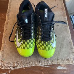 Mike Trout Nike Air Cleats Metal Spikes Size 11 Like New, Used 2x! Yellow/Black Baseball Football Soccer