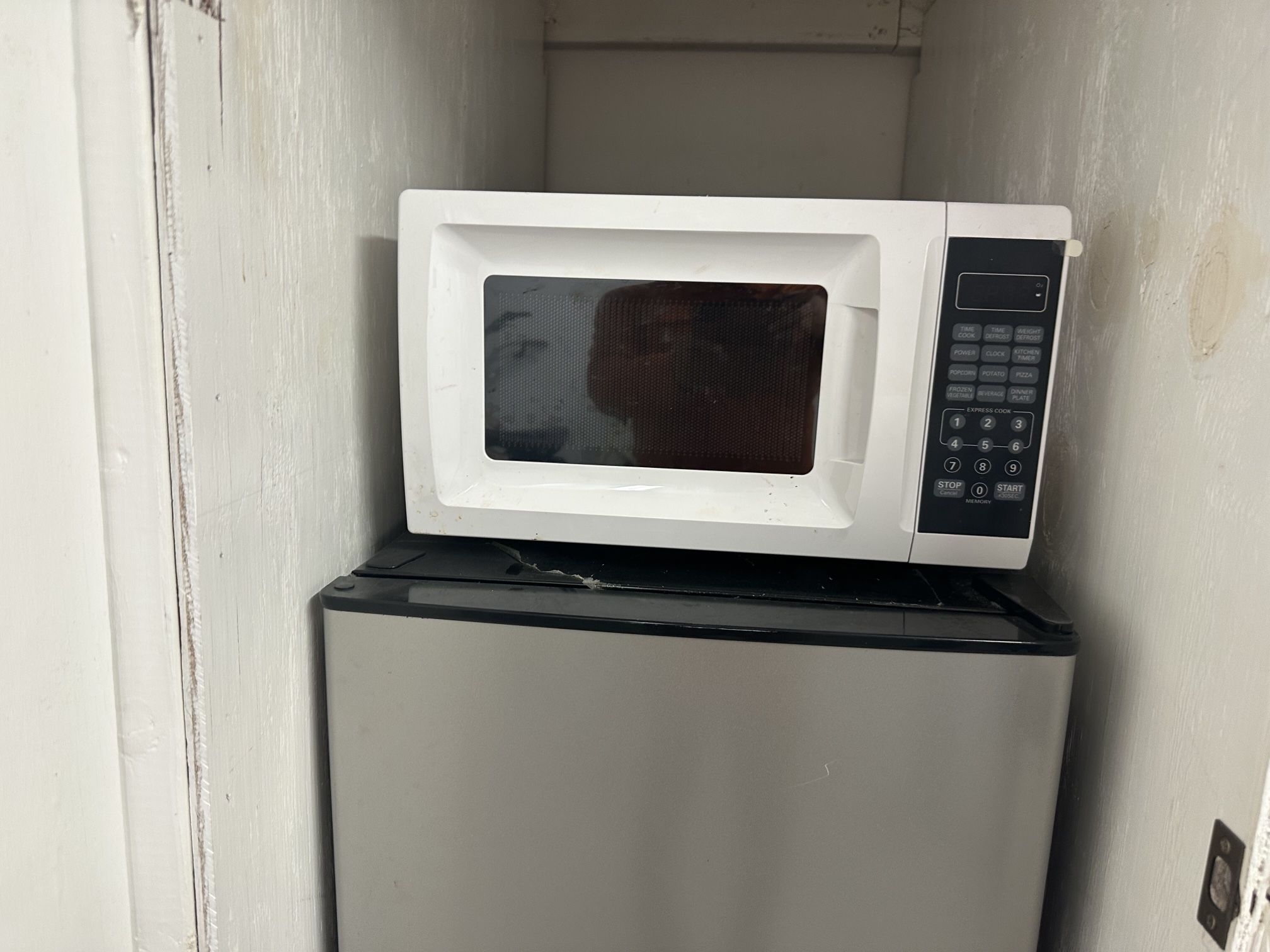 Refrigerator Fridge And Microwave
