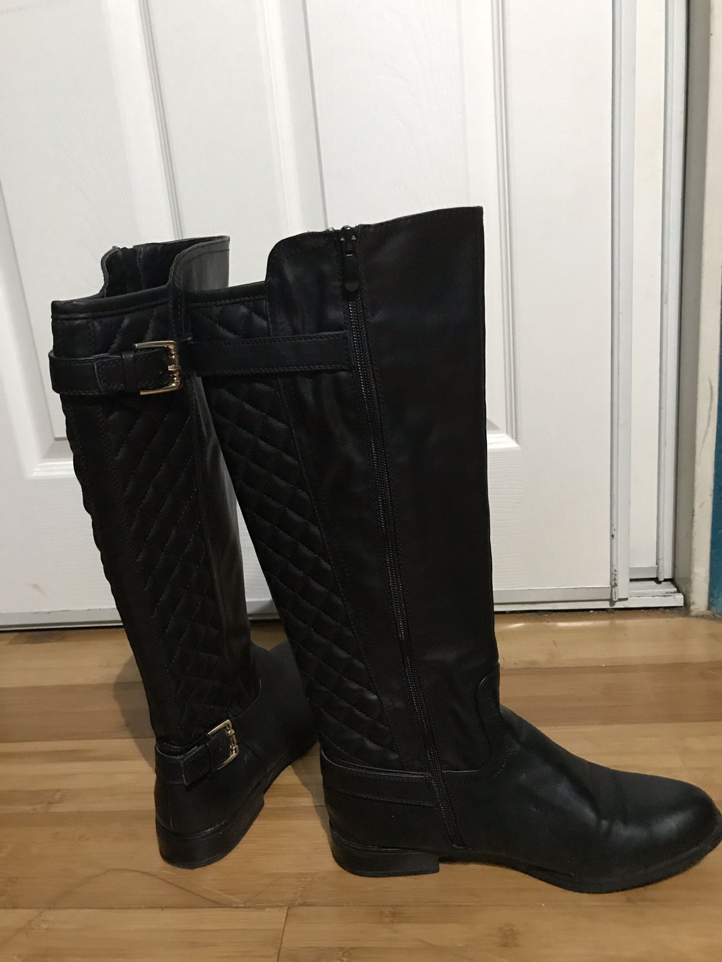 Black Leather Boots