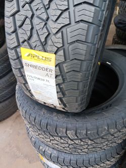 New set of tires 275 55 20 all terrain