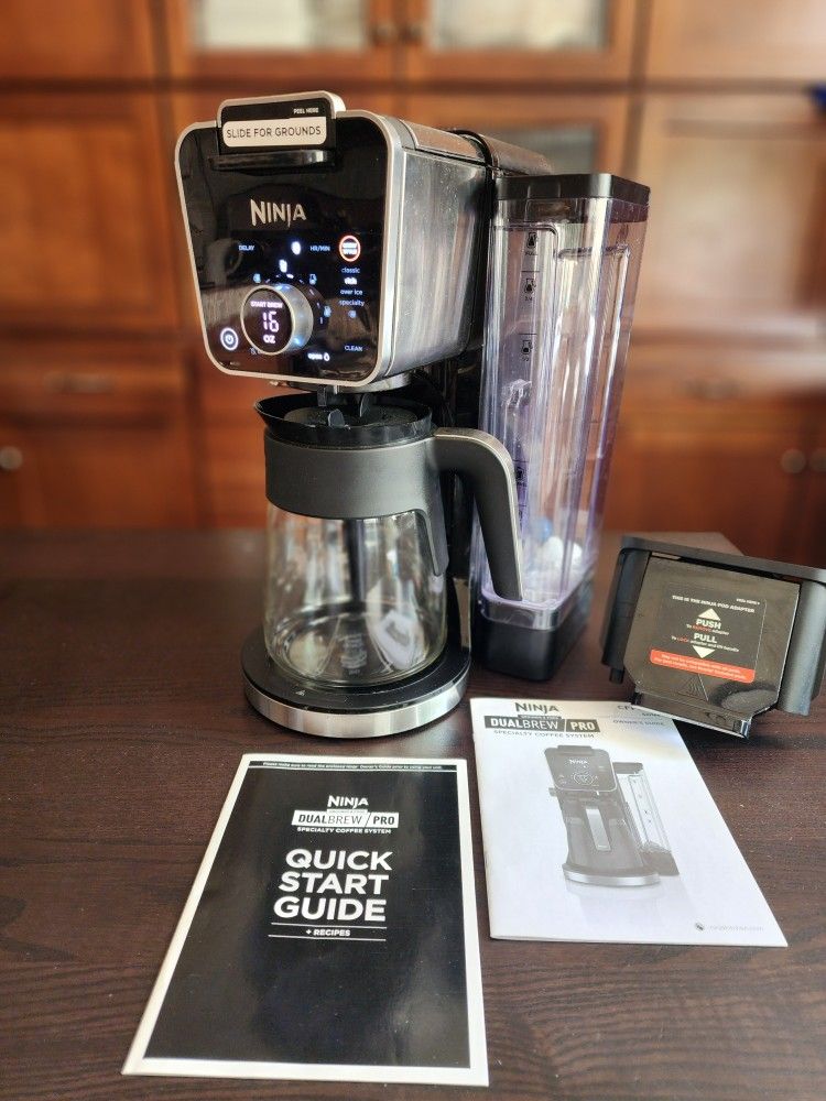 Ninja
Ninja DualBrew Pro Specialty Coffee System, Single-Serve, Pod, and 12-Cup Drip Coffee