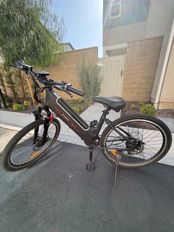 Electric Mountain Bike E-Bike Black