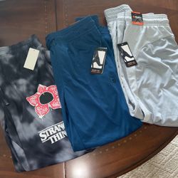 NWT Men’s Large Silk Jogger Sweatpants 