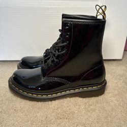 Dr. Martens 1460 Smooth Leather Lace Up Combat Boots Women’s Size 8