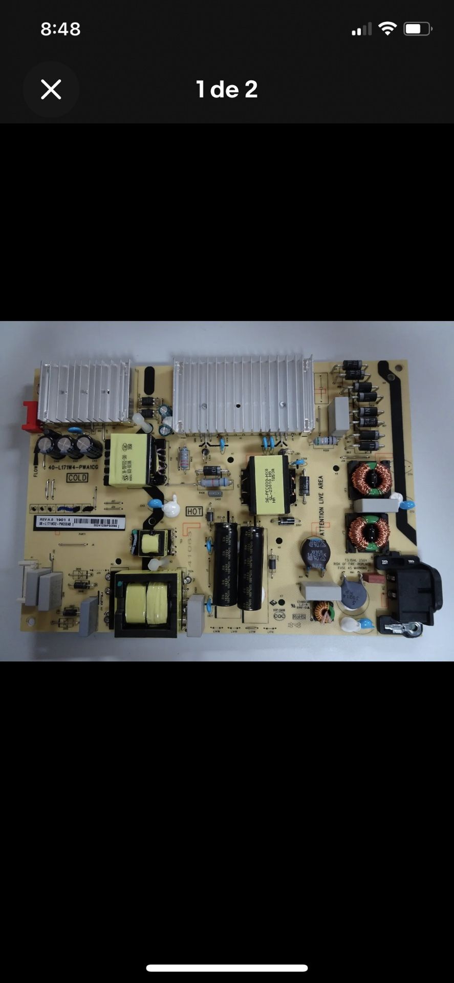 TCL 65S423 Power Supply (40-L171W4-PWA1CG) 08-L171WD2-PW200AB