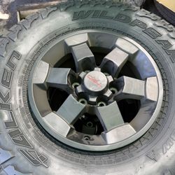 Trd Wheels Set Of 5 Falk 285 70r17