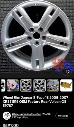 Jaguar S Type R Rims Front & Rear
