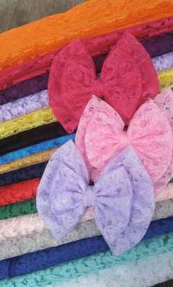 Lace bows