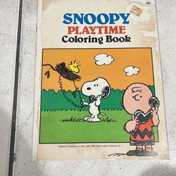 Snnopy Coloring Book 