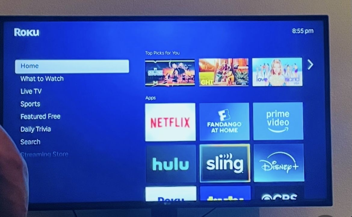 40 Inch TV And Roku