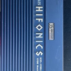 Hifonics Amp 1700 Watts 35th Anniversary Asking 160$