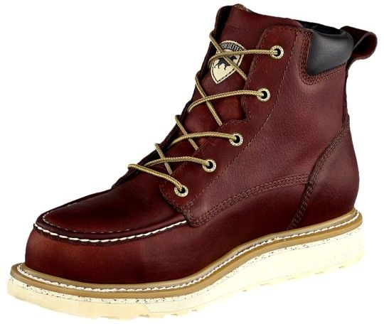Irish Setter Ashby Safety Toe Work Boots 6" for Men - Brown 9.5W