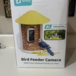 Birdfy 1080P Wide View BIrd Feeder Camera With Solar Powered Endurance