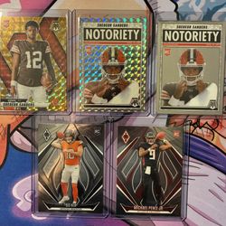 5 Rookie Quarterback NFL Card Lot