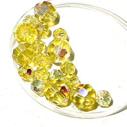 Yellow Crystal Beads