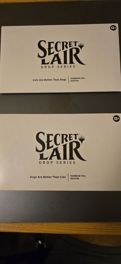 Magic The Gathering Secret Lair Drop Series. Rainbow Foil Pair – Sealed