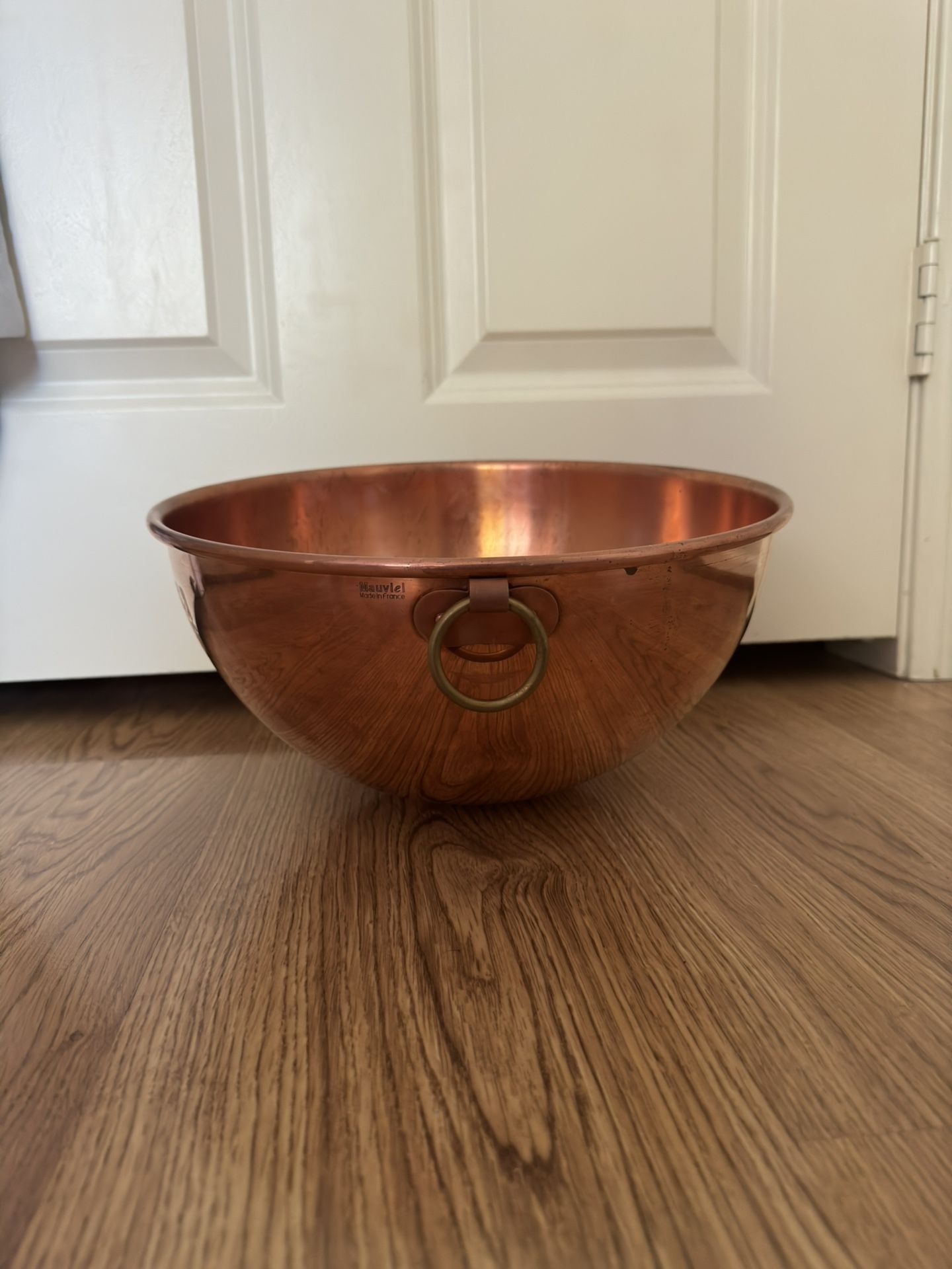 NWT Mauviel M’passion Copper 12” Egg White Bowl with Ring Micxing Bowl $120