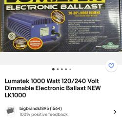 Lumatek Electric Ballast