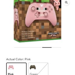 Xbox One Mine Craft Pig Pink Controller