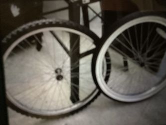 2 Front Bicycle Tires Size 26”