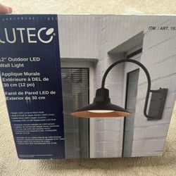 Lutec 12" Outdoor LED Wall Light (Model 1576926)
