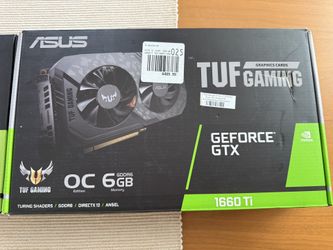 1660 super & 1660TI Asus graphics cards
