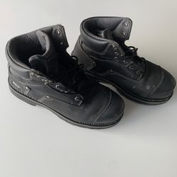 MEN'S TIMBERLAND PRO Steel TRAX 6" Steel Toe Work BLACK Boots Size 12