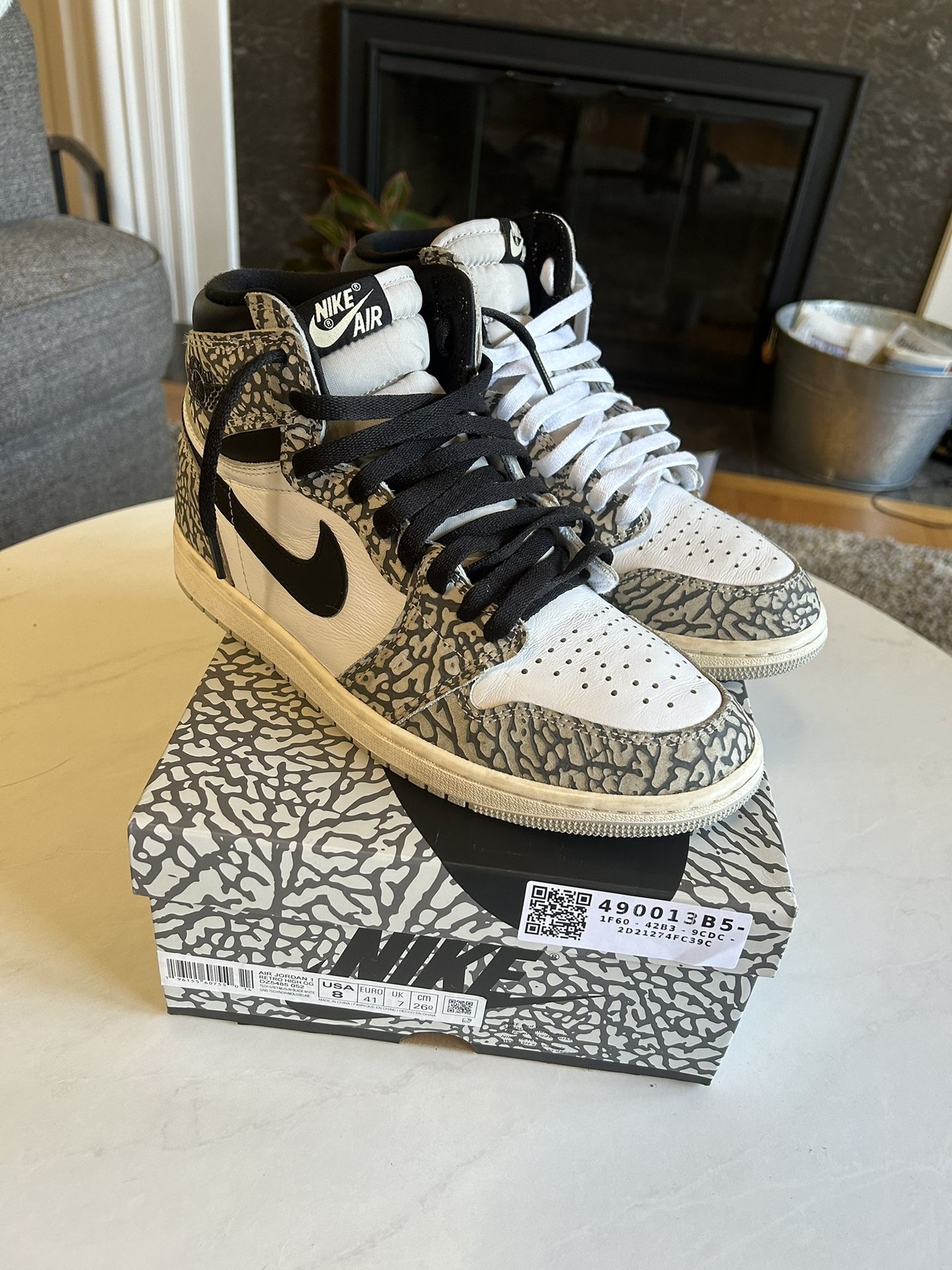 Jordan Retro High OG White Cement - Main Image