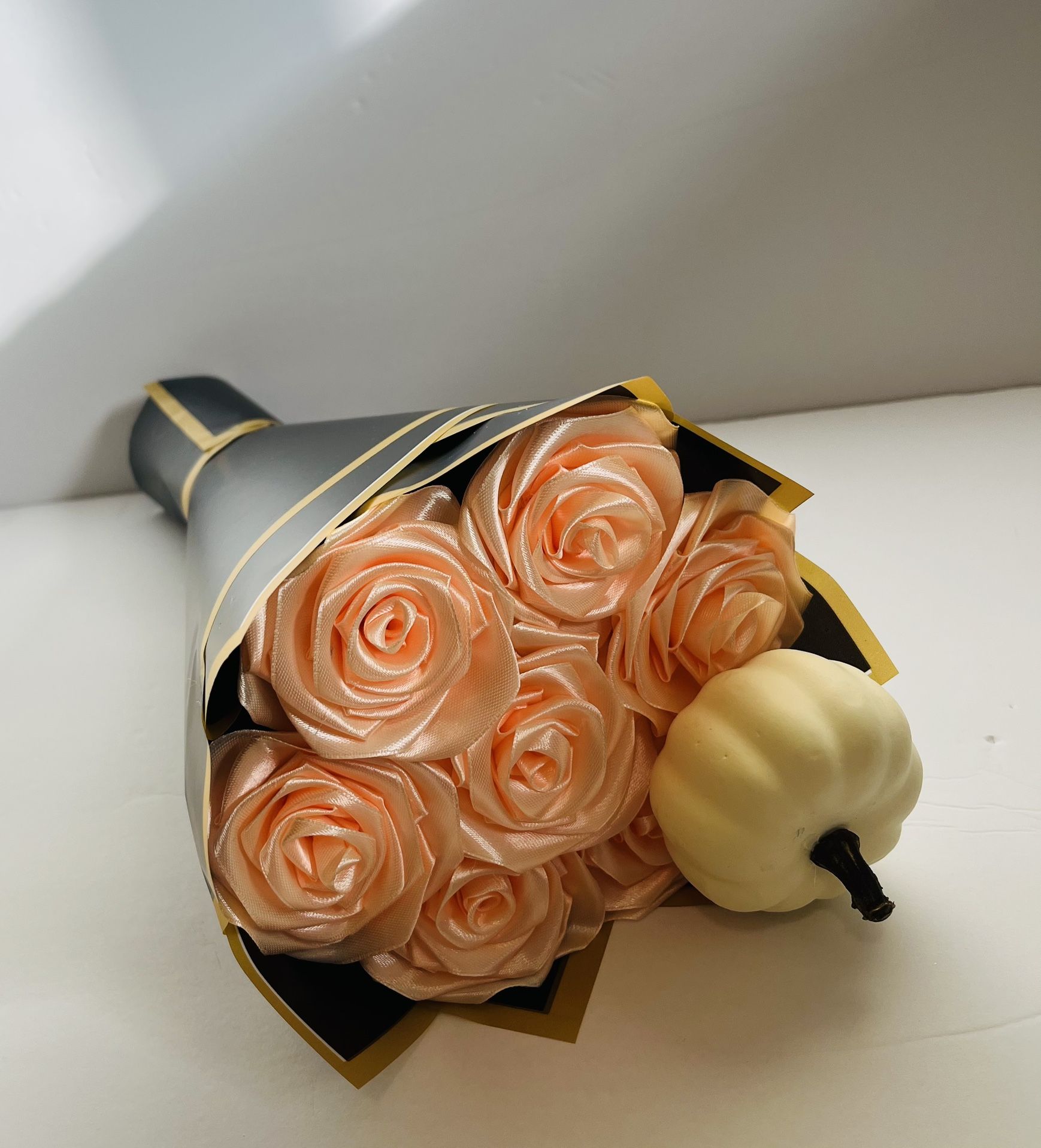 Haloween Flowers 7 Count Ribbon 