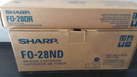 Sharp FO-28ND toner & 27DR drum
