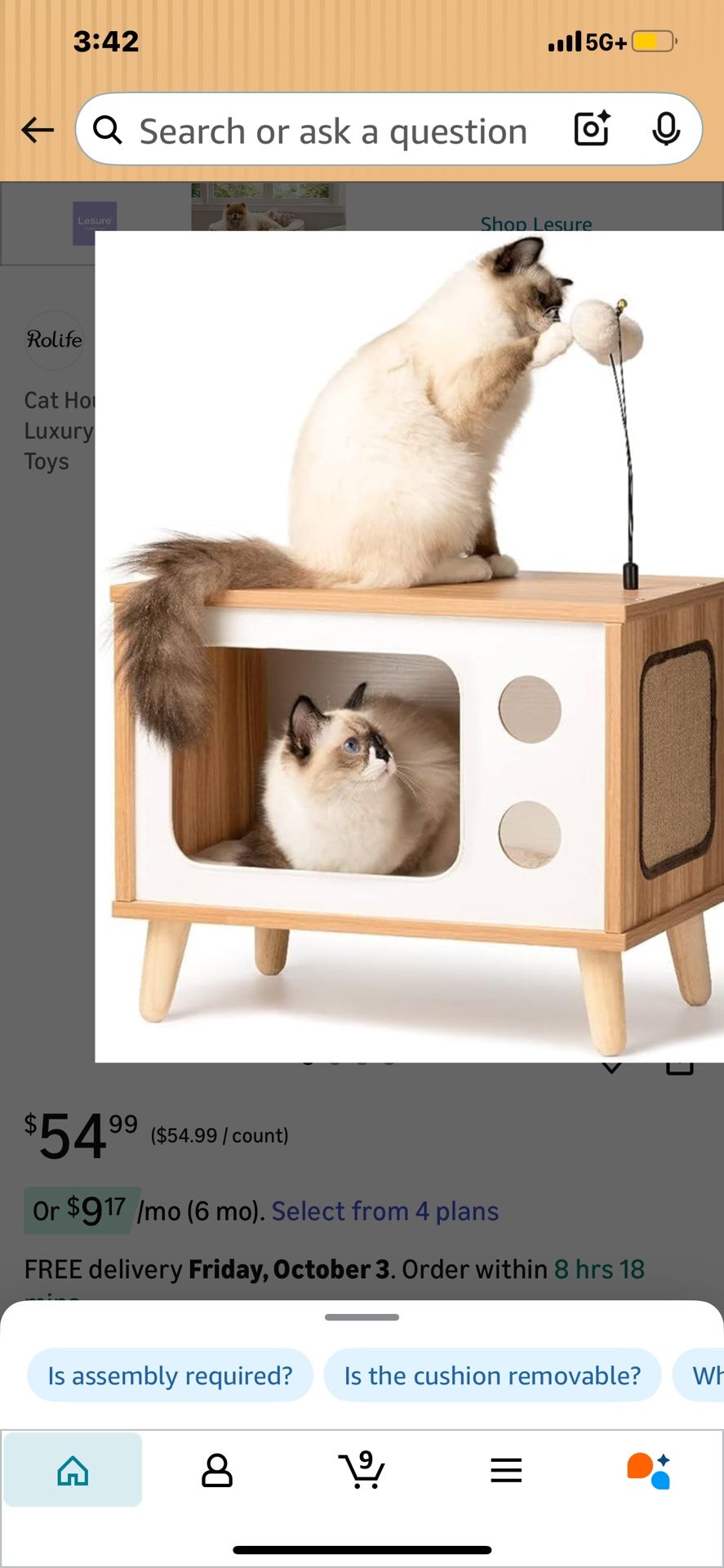 Cat House New In Box Never Put Together
