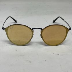 Ray-Ban RB3574N 9038/7J Blue Round Yellow Mirror 59mm Sunglasses **Check Photos