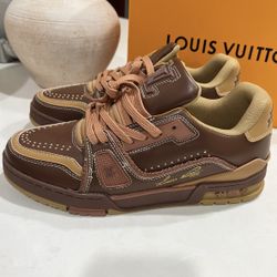 New LV Men’s Shoes. Genuine Leather.