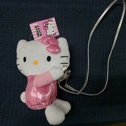 HELLO KITTY PLUSH CROSSBODY BAG