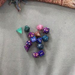 DND Dice Super Cool Big Collection PRICE NEGOTIABLE 