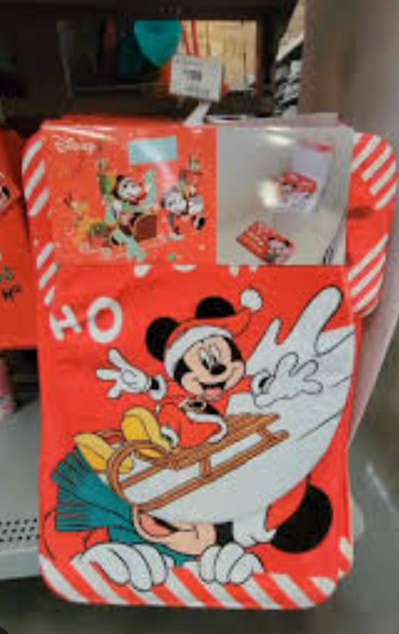 New 3 pieces of dismey Christmas theme mickey mouse bathroom set