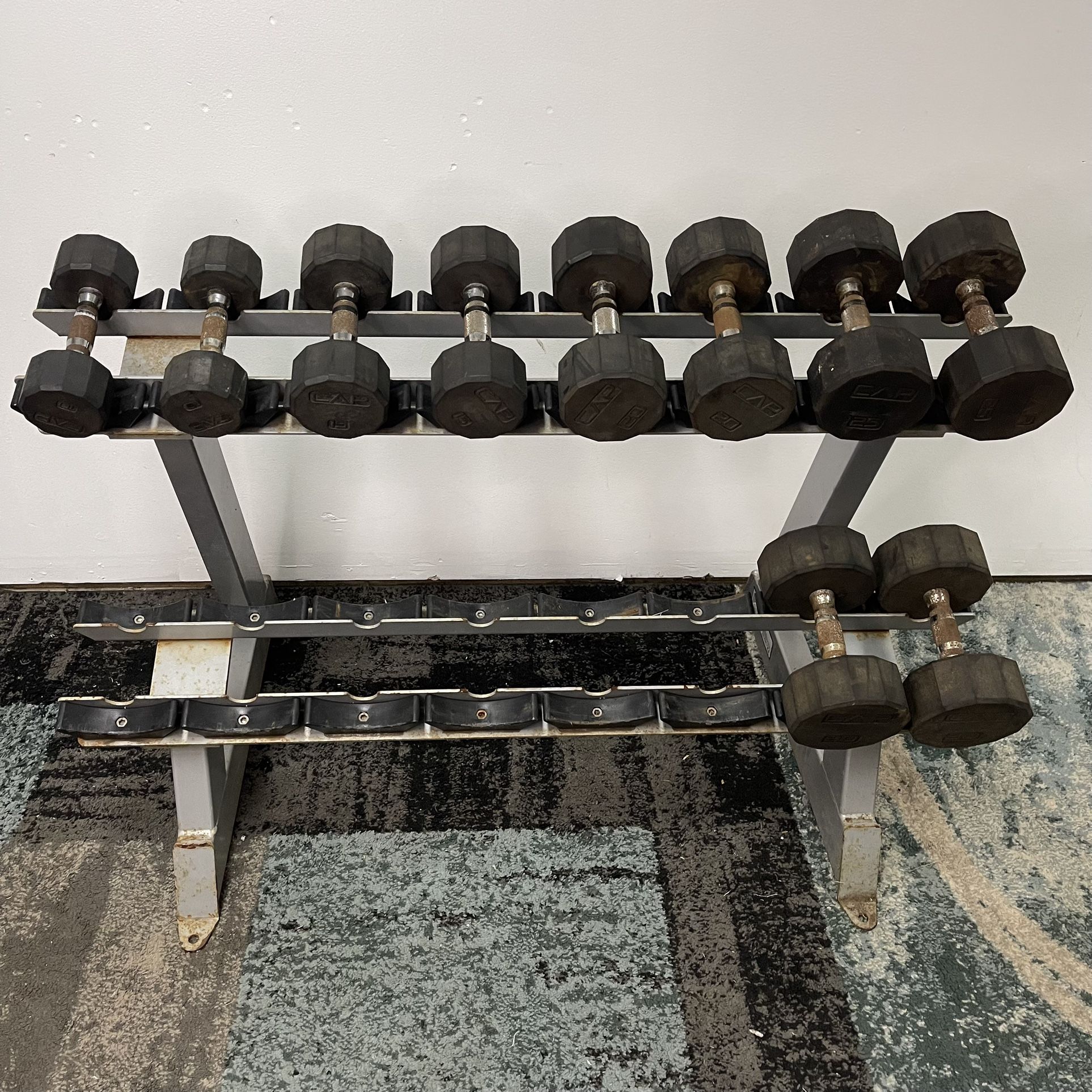 Dumbbells Set 10lbs-30lbs Commercial Dumbell Rack for Gym