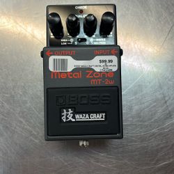 Boss Metal Zone Mt2W Was Craft guitar pedal