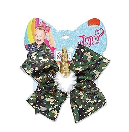 Camo Unicorn Jojo Siwa Bow