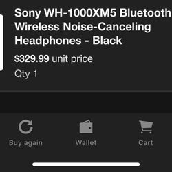 Sony WH-1000XM5 Noise-Canceling Headphones – Mint Condition