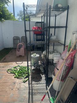 Metal stand storage = FREE
