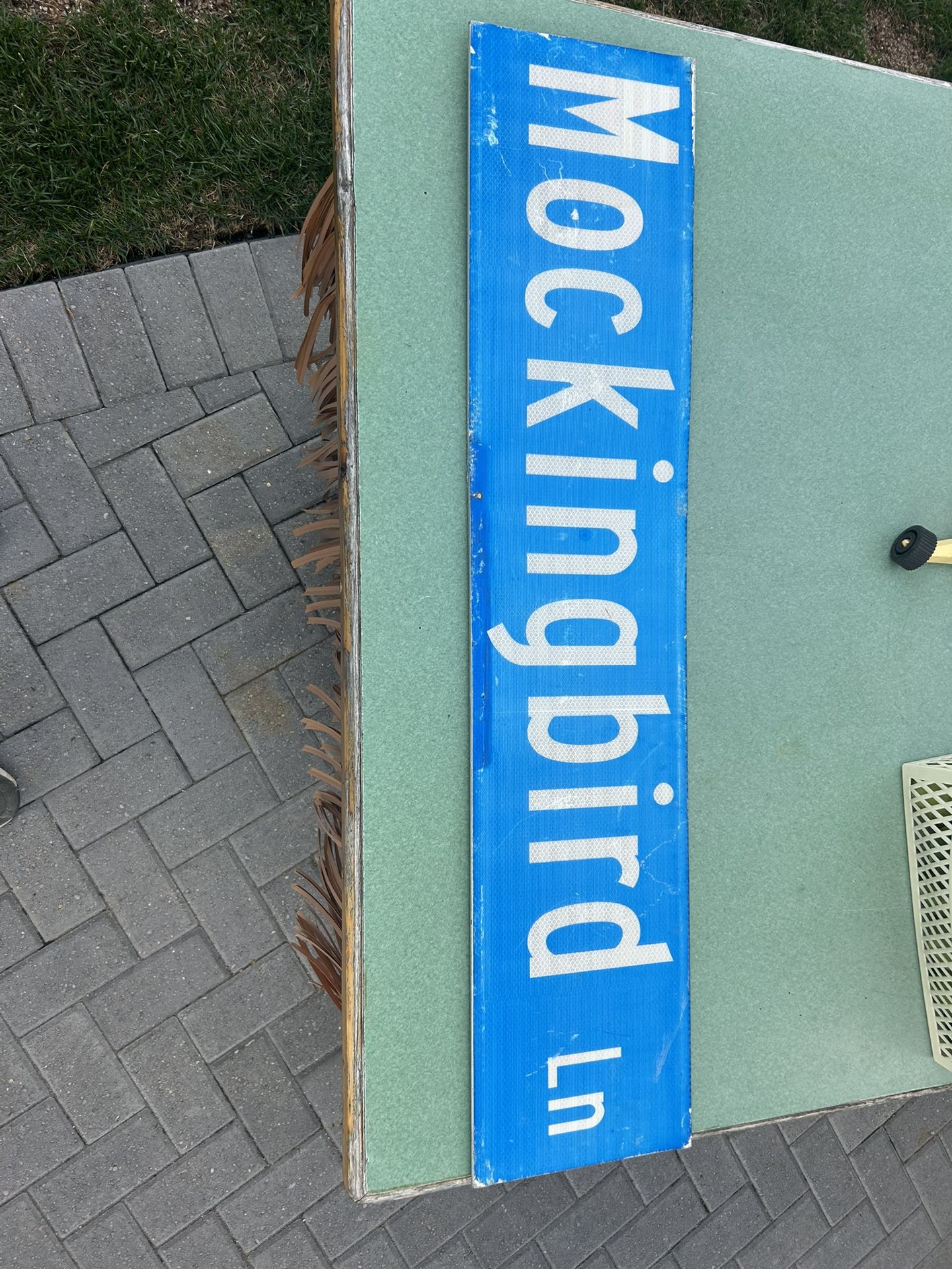 Mockingbird Lane Street Sign
