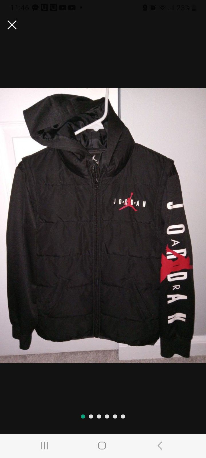 New-Jordan Puffy Jacket/Zip Up Hoodie